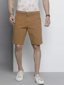 Nautica Men Khaki Slim Fit Low-Rise Chino Shorts
