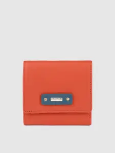 Baggit Women Red Three Fold Wallet