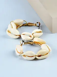 AMI Gold-Toned Contemporary Hoop Earrings