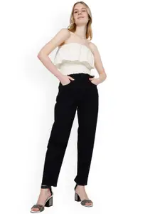 Vero Moda Women Black High-Rise Jeans