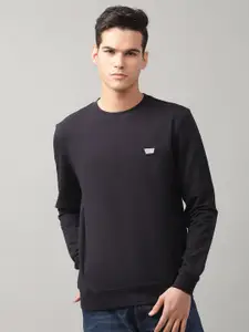 Antony Morato Men Blue Solid Sweatshirt