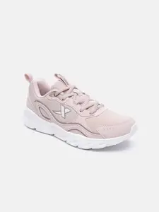 Xtep Women Pink Textile Running Non-Marking Shoes