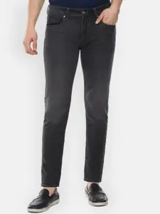 Louis Philippe Jeans Men Grey Slim Fit Light Fade Jeans
