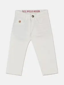 U.S. Polo Assn. U S Polo Assn Boys White Jeans