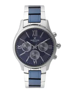 Daniel Klein Exclusive Men Navy Multifunction Dial Watch DK10982-1