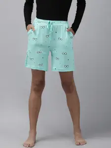 Van Heusen Allover Print Functional Pocket Superior Drape Lounge Shorts