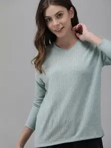 Van Heusen Micro Ditsy Cozy Comfort Long Sleeve Tee