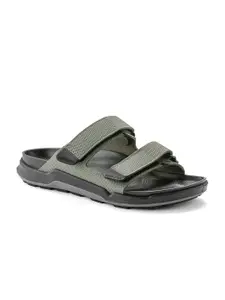 Birkenstock Atacama Futura Khaki Regular Width Birko-Flor Two-Strap Sandals