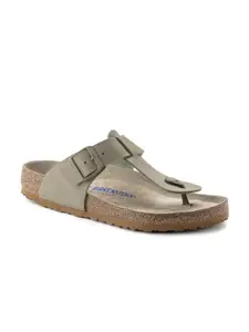 Birkenstock Medina Men Faded Khaki Regular Slide Sandals