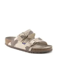 Birkenstock Men Beige Arizona Comfort Regular Width Sandals