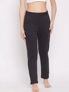 The Kaftan Company Women Black Solid Lounge Pants
