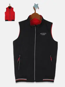 Monte Carlo Boys Black Red Reversible Puffer Jacket