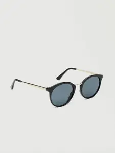 MANGO Women Round Sunglasses with UV Protected Lens 27050447