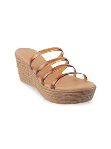 Metro Metro Tan Wedge Sandals