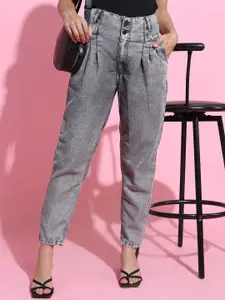 Tokyo Talkies Women Grey Low-Rise Light Fade Jeans