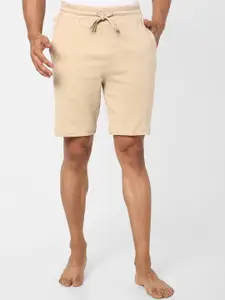 Ajile by Pantaloons Men Khaki Solid Slim Fit Shorts