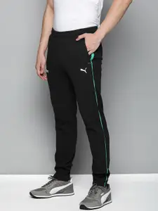 PUMA Motorsport Men Solid Mercedes F1 Sustainable Slim Fit Track Pants With Side Stripes