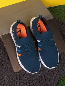 CLYMB Men Blue Mesh Running Non-Marking Shoes