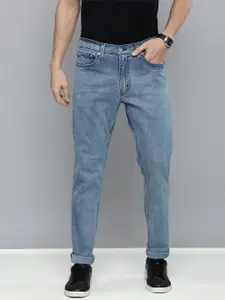 Levis Men Blue Slim Tapered Fit Stretchable Jeans