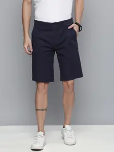 Levis Men Navy Blue Solid Mid-Rise Regular Shorts