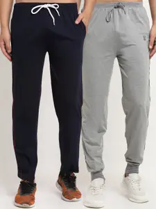 MACK JONNEY Men Pack Of 2 Solid Track Pants