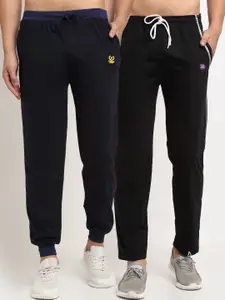 MACK JONNEY Men Pack of 2 Solid Joggers
