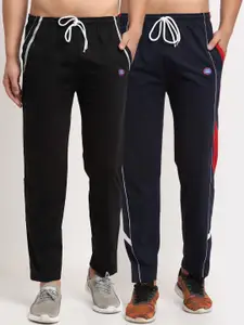 MACK JONNEY Men Pack Of 2 Solid Track Pants