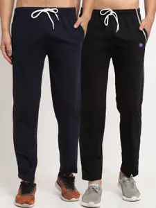 MACK JONNEY Men Pack Of 2 Solid Track Pants