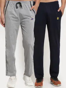 MACK JONNEY Men Pack Of 2 Solid Track Pants