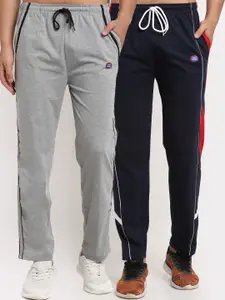 MACK JONNEY Men Pack Of 2 Solid Track Pants