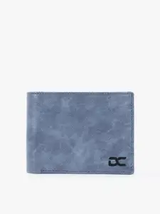 Dezire Crafts Men Blue Textured Two Fold Wallet