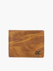 Dezire Crafts Men Brown Textured Bi-Fold Bi-Fold Slim Wallet