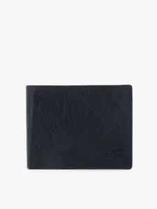 Dezire Crafts Men Black Textured Bi-Fold Leather Two Fold Wallet