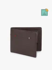 Dezire Crafts Men Brown Textured Bi-Fold Leather Two Fold Wallet