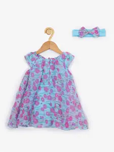 Creative Kids Pink Floral A-Line Dress