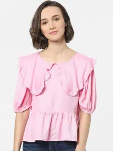 ONLY Pink Blouson Top