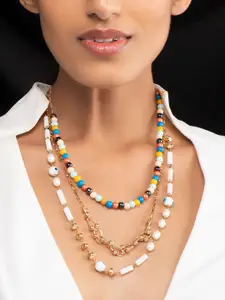 Rubans Voguish Multicoloured Handcrafted Necklace