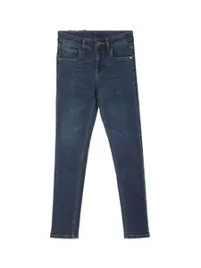 Cherokee Boys Blue Low Distress Light Fade Stretchable Jeans