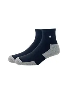 Louis Philippe Men Black Pack of 3 Solid Above Ankle Length Socks