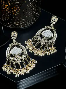 Priyaasi Gold-Toned Floral Earrings