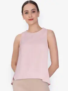ZALORA WORK Pink Solid Top