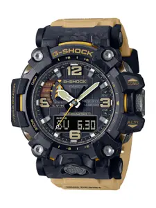 CASIO Men G-Shock Mudmaster GWG-2000-1A5DR Grey Ana-Digi Dial Brown Resin Strap G1177