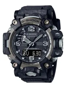 CASIO Men G-Shock Mudmaster GWG-2000-1A1DR Gray Ip Ana-Digi Dial Resin Band Watch G1175