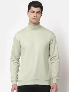 Style Quotient Men Green Sweatshirt