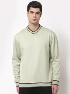 Style Quotient Men Green Sweatshirt