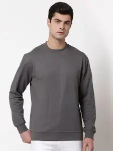 Style Quotient Men Grey Sweatshirt