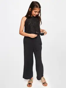 AND Girls Black Top with Palazzos