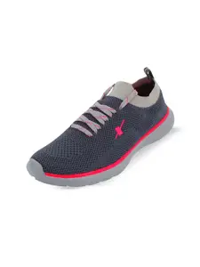 Sparx Women Grey Mesh Running Non-Marking Shoes
