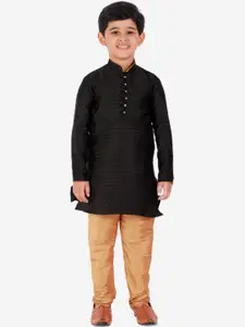 Pro-Ethic STYLE DEVELOPER Boys Black Kurta with Pyjamas