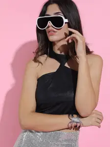 Tokyo Talkies Black Halter Neck Top